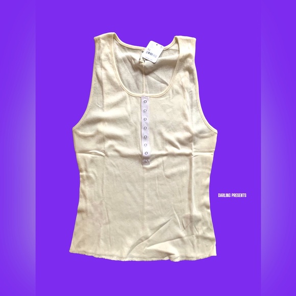 FREE PEOPLE LAID BACK TANK TOP WOMEN COLOR OPTIC WHITE SIZE XL - Picture 1 of 5